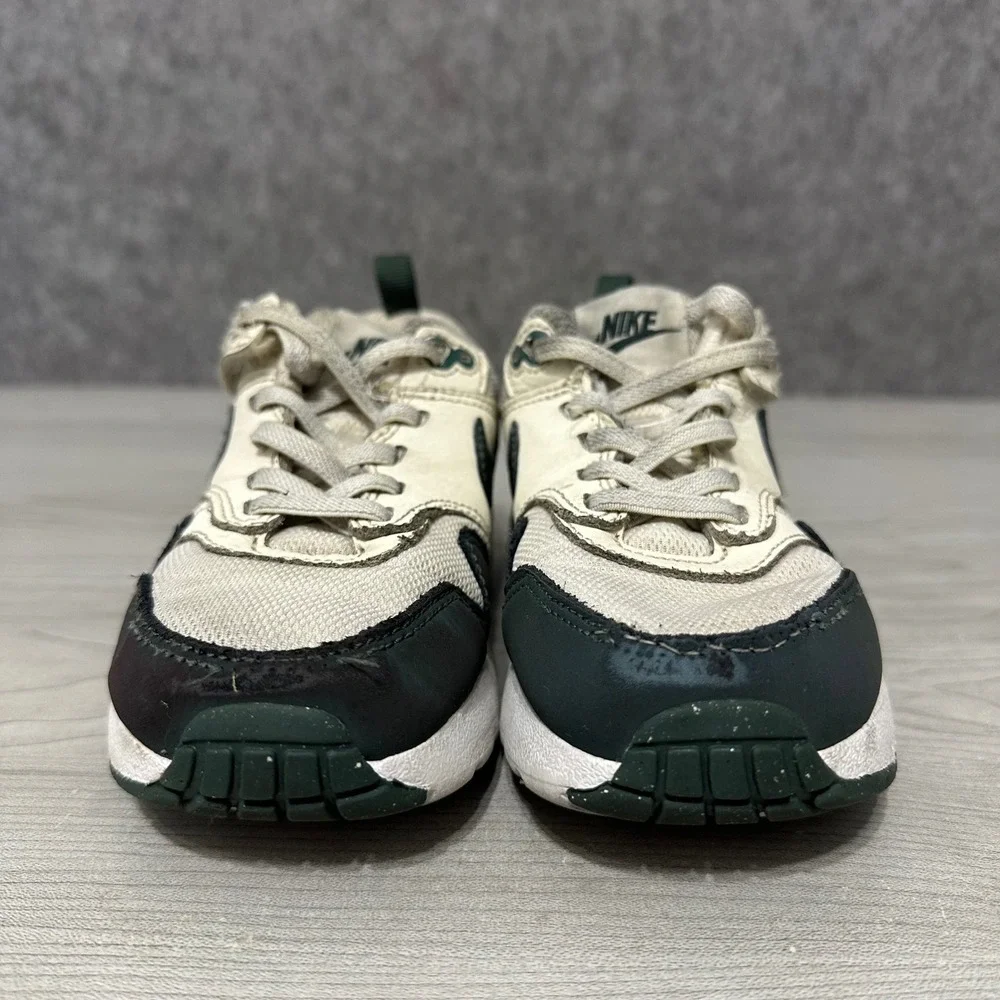 Nike Air Max 1 EasyOn Toddler Shoes Pale Ivory Vintage Green DZ3308-107 Size 12C